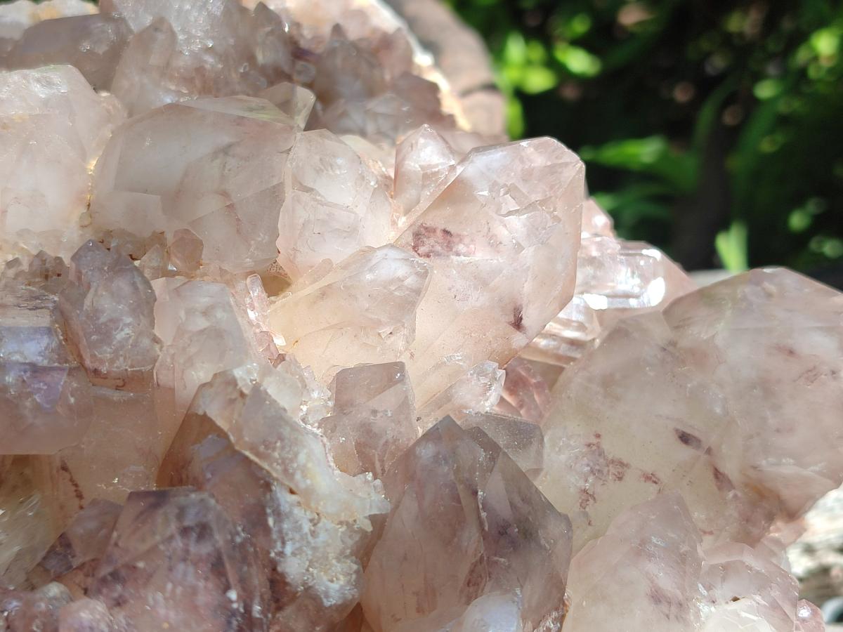 Natural Large Red Hematoid Quartz Crystal Cluster x 1 From Karoi, Zimbabwe