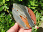 Polished Polychrome Jasper Flames x 6 From Androka, Madagascar