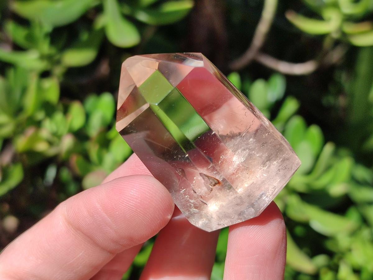 Polished Mix of Quartz Crystals with Inclusions x 12 From Madagascar
