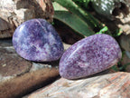 Polished Lepidolite Free Forms x 12 From Zimbabwe