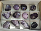 Polished Lepidolite Free Forms x 12 From Zimbabwe