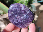 Polished Lepidolite Free Forms x 12 From Zimbabwe