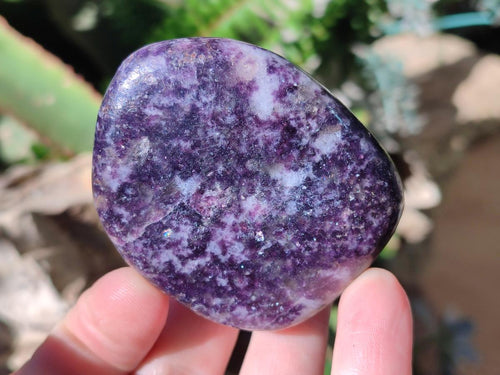 Polished Lepidolite Free Forms x 12 From Zimbabwe - Toprock Gemstones and Minerals 
