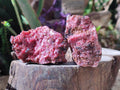 Natural Cobbed Rhodonite Specimens x 35 From Rhusinga, Zimbabwe