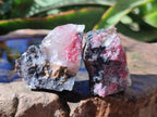 Natural Cobbed Rhodonite Specimens x 35 From Rhusinga, Zimbabwe