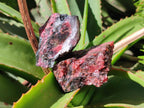 Natural Cobbed Rhodonite Specimens x 35 From Rhusinga, Zimbabwe