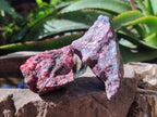 Natural Cobbed Rhodonite Specimens x 35 From Rhusinga, Zimbabwe