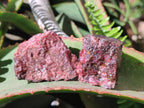 Natural Cobbed Rhodonite Specimens x 35 From Rhusinga, Zimbabwe