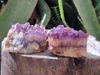 Natural Dark Amethyst Clusters x 24 From Mapatizya, Zambia