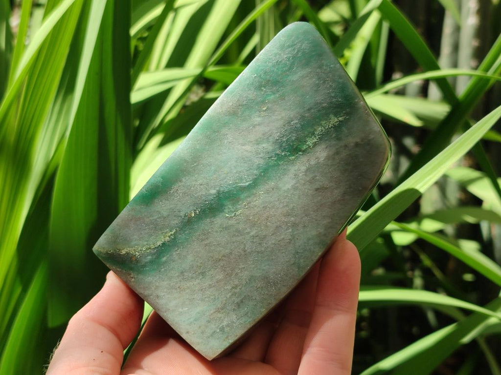 Polished Large Aventurine Free Forms x 4 From Zimbabwe