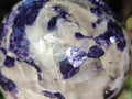 Polished Silver Leaf Lepidolite Spheres x 2 From Zimbabwe