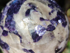 Polished Silver Leaf Lepidolite Spheres x 2 From Zimbabwe