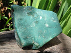 Polished One Side Great Dyke Mtorolite Chrysoprase Slices x 2 From Great Dyke Mountain Range, Zimbabwe