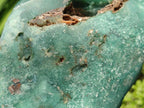 Polished One Side Great Dyke Mtorolite Chrysoprase Slices x 2 From Great Dyke Mountain Range, Zimbabwe