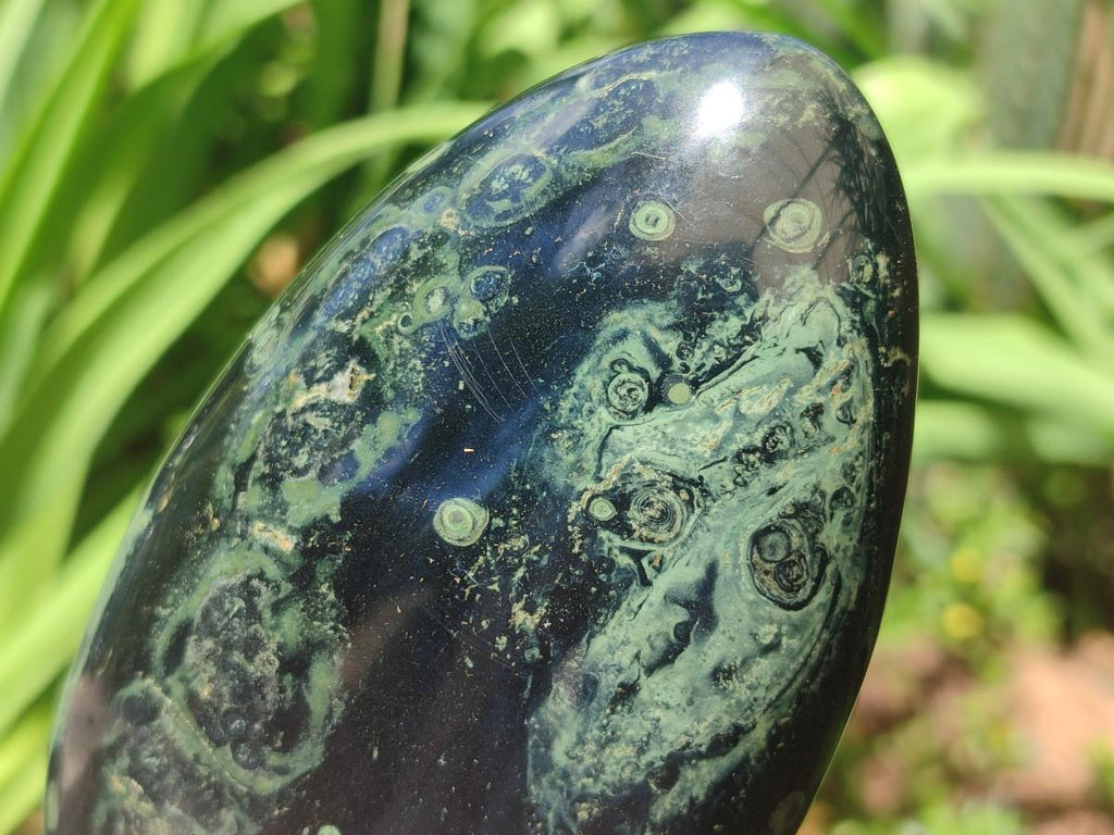 Polished Stromatolite Standing Display Pieces x 3 From Katsepy, Madagascar - Toprock Gemstones and Minerals 