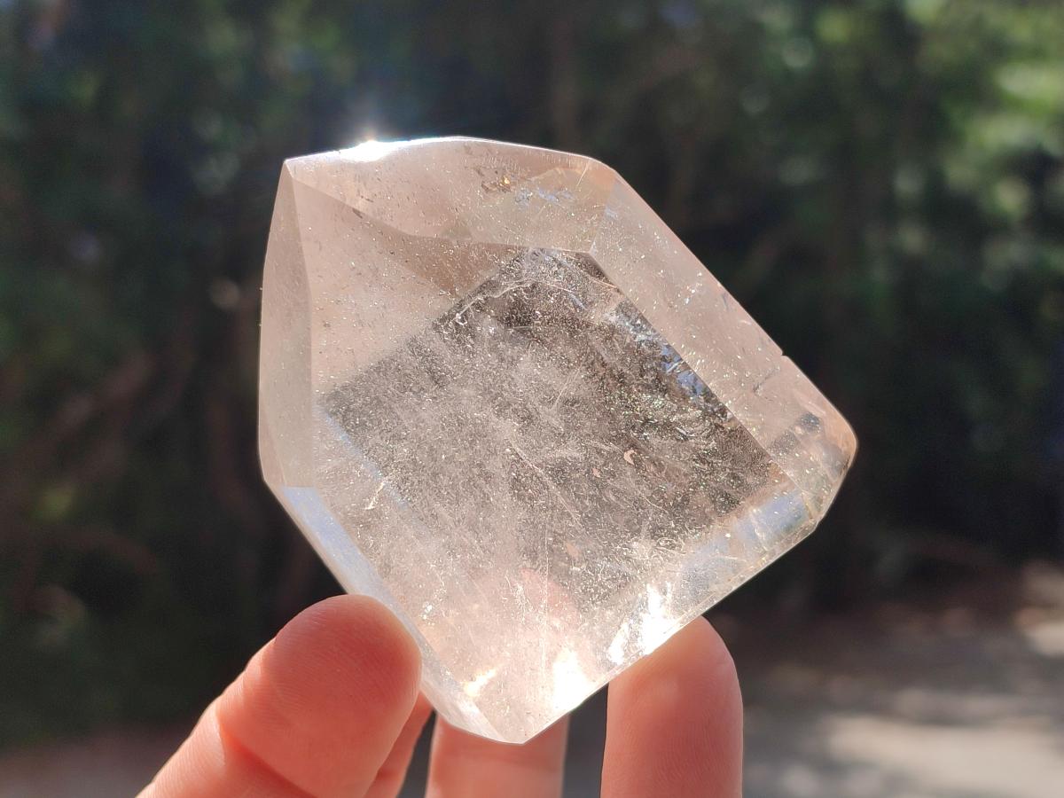 Polished Clear and Dark Morion Smokey Quartz Crystals x 6 From Madagascar
