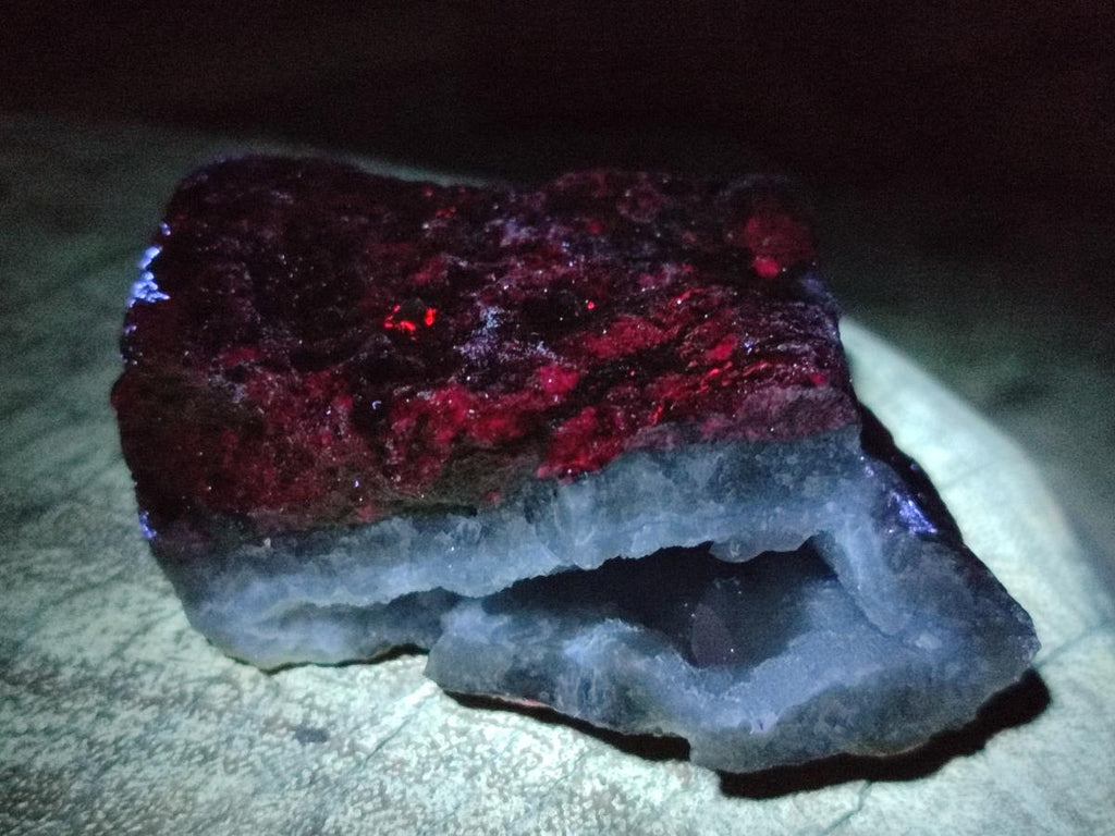 Natural Blue Lace Agate Geodes and Vug Specimens x 24 From Nsanje, Malawi