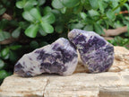 Polished One Side Silver Leaf Lepidolite Domed Nodules x 24 From Zimbabwe