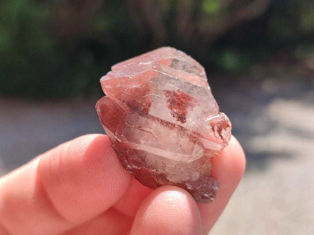 Natural Red Hematoid Quartz Single Crystals x 70 From Karoi, Zimbabwe - Toprock Gemstones and Minerals 