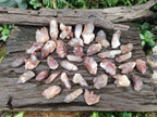 Natural Red Hematoid Quartz Single Crystals x 70 From Karoi, Zimbabwe - Toprock Gemstones and Minerals 