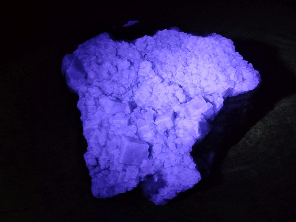 Natural Large Cabinet Size Cubic Green Fluorite Cluster Specimen x 1 From Mandrosonoro, Madagascar