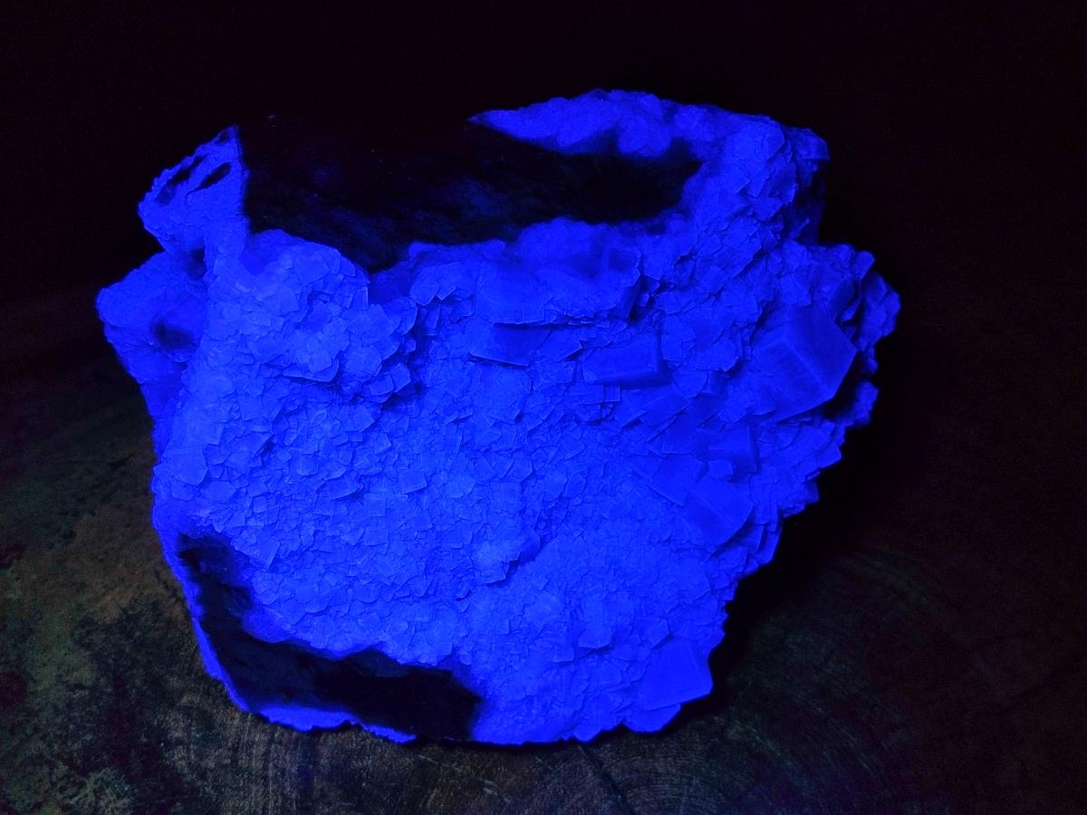 Natural Large Cabinet Size Cubic Green Fluorite Cluster Specimen x 1 From Mandrosonoro, Madagascar