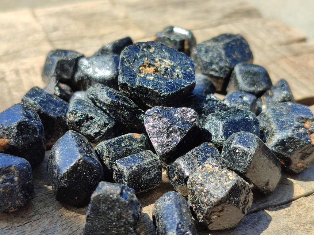 Natural Mini Schorl Black Tourmaline Crystals x 1,61 Kg Lot From Zimbabwe