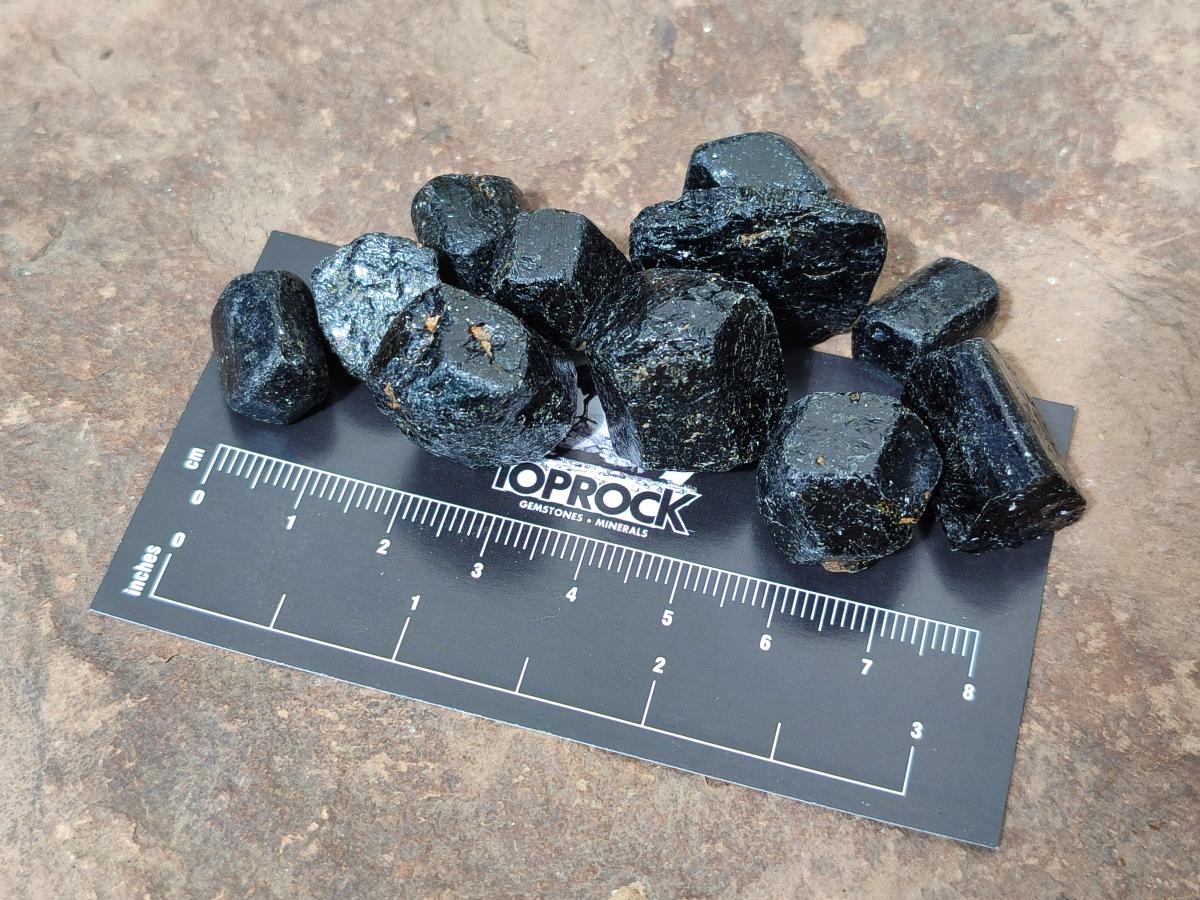 Natural Mini Schorl Black Tourmaline Crystals x 1,61 Kg Lot From Zimbabwe