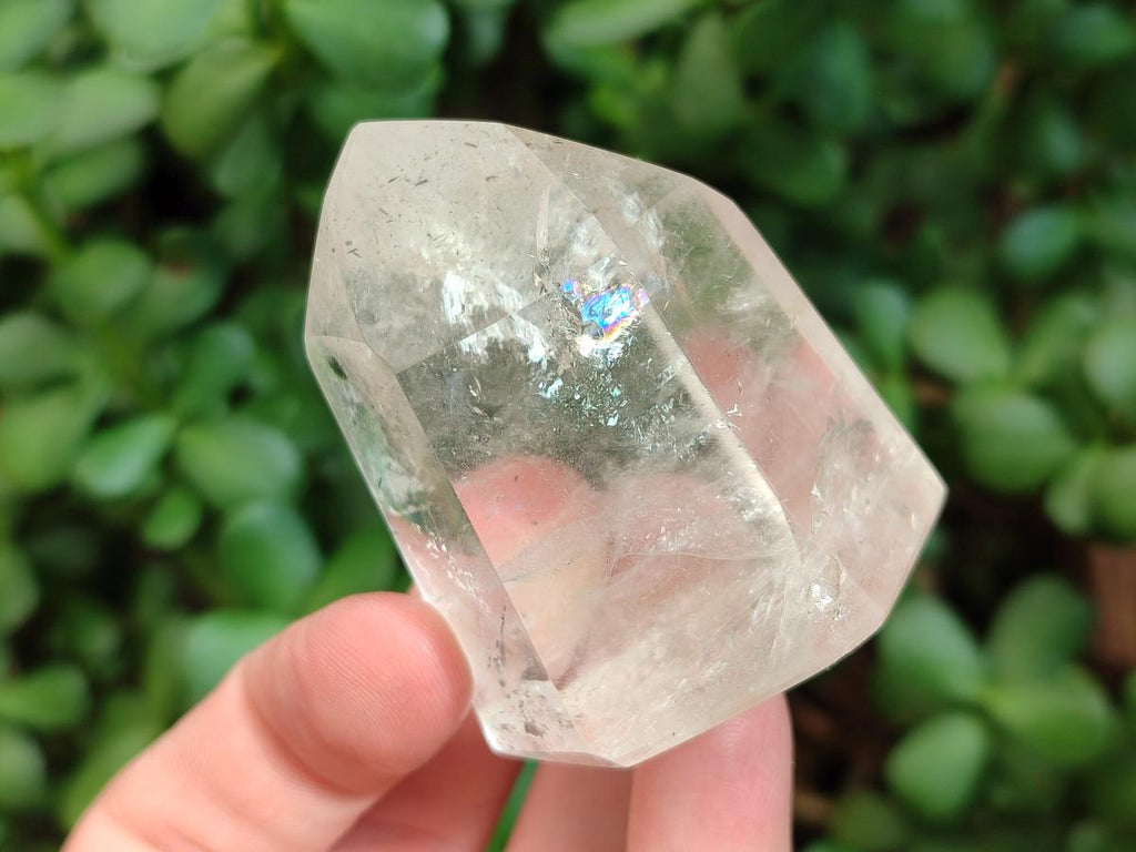 Polished Mixed Quartz Crystals with Inclusions x 6 From Madagascar - Toprock Gemstones and Minerals 