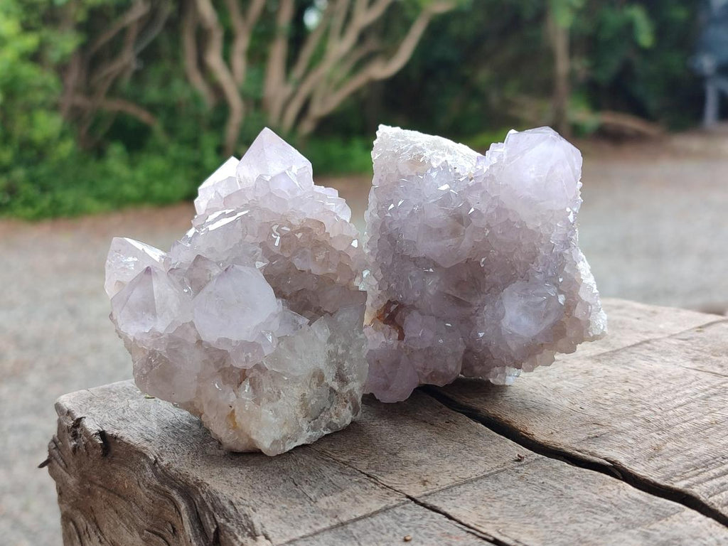 Natural Lilac Amethyst Spirit Quartz Clusters x 6 From Boekenhouthoek, South Africa