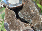 Polished and Natural Large Septerye Sauvage "Dragons Egg" Geode Standing Display Piece x 1 From Mahajanga, Madagascar