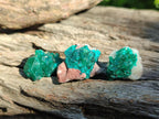 Natural Dioptase Specimens on Dolomite Matrix x 35 From Tantara Mine, Congo