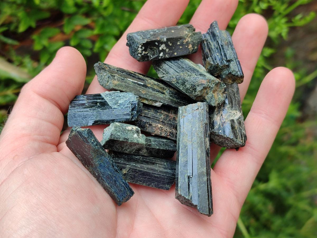 Natural Aegirine Crystals x 70 From Zomba, Malawi