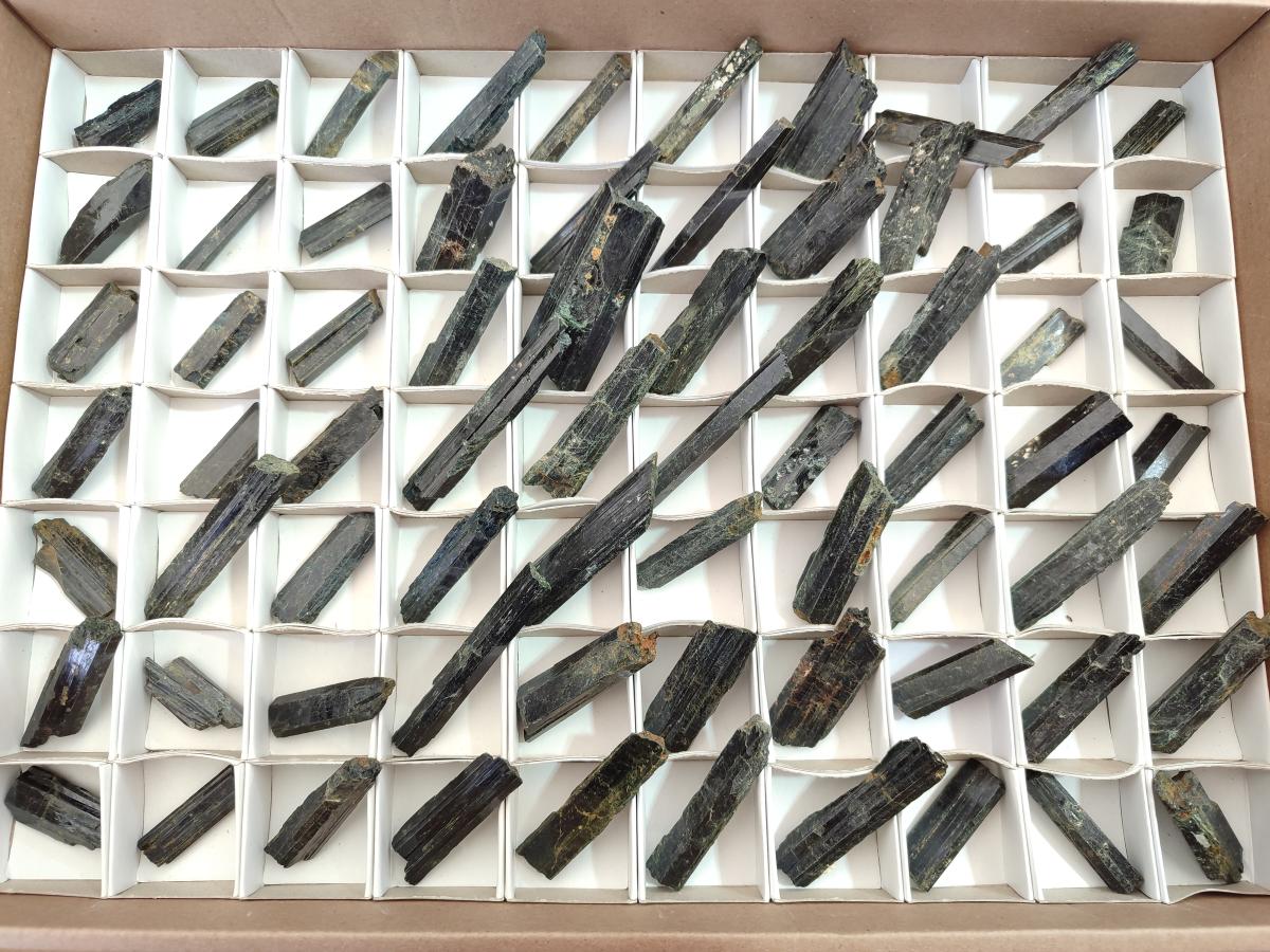 Natural Aegirine Crystals x 70 From Zomba, Malawi