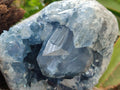 Natural Blue Celestite Specimens x 2 From Sakoany, Madagascar - Toprock Gemstones and Minerals 