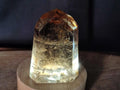 Polished Mix of Wispy Smokey Window Quartz Crystals x 4 From Madagascar