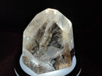 Polished Mix of Wispy Smokey Window Quartz Crystals x 4 From Madagascar