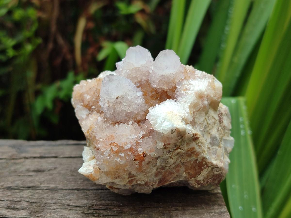 Natural Lilac Spirit Amethyst Clusters x 3 From Boekenhouthoek, South Africa
