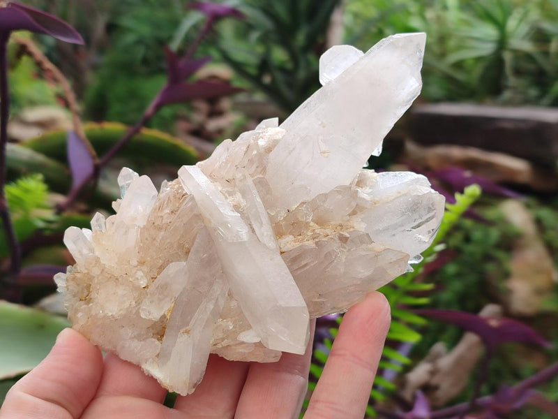 Natural Mix of Cascading "Anananas" Candle Quartz Clusters x 4 From Antsirabe, Madagascar - Toprock Gemstones and Minerals 