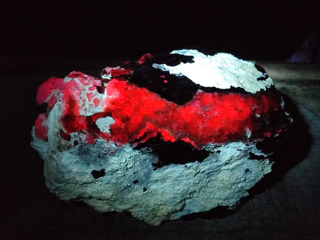 Natural Large Rhombohedral and Spearhead Calcite Specimen with Phosphorus Aragonite x 1 From Albert's Mountain, Lesotho - Toprock Gemstones and Minerals 
