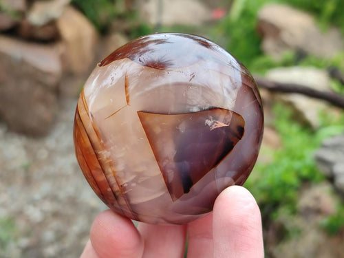 Polished Carnelian Agate Gemstone Galets x 12 From Madagascar - Toprock Gemstones and Minerals 