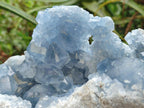 Natural Large Blue Celestite Geode Specimen x 1 From Sakoany, Madagascar - Toprock Gemstones and Minerals 
