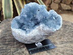 Natural Large Blue Celestite Geode Specimen x 1 From Sakoany, Madagascar - Toprock Gemstones and Minerals 