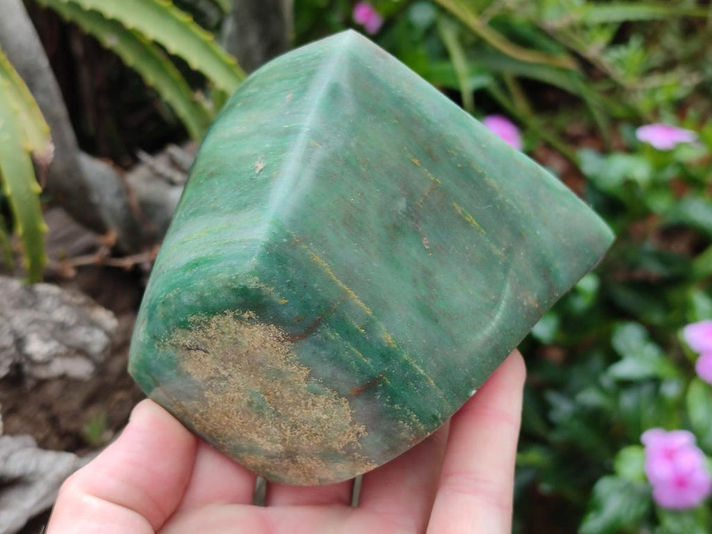 Polished Aventurine Free Forms x 5 From Zimbabwe - Toprock Gemstones and Minerals 