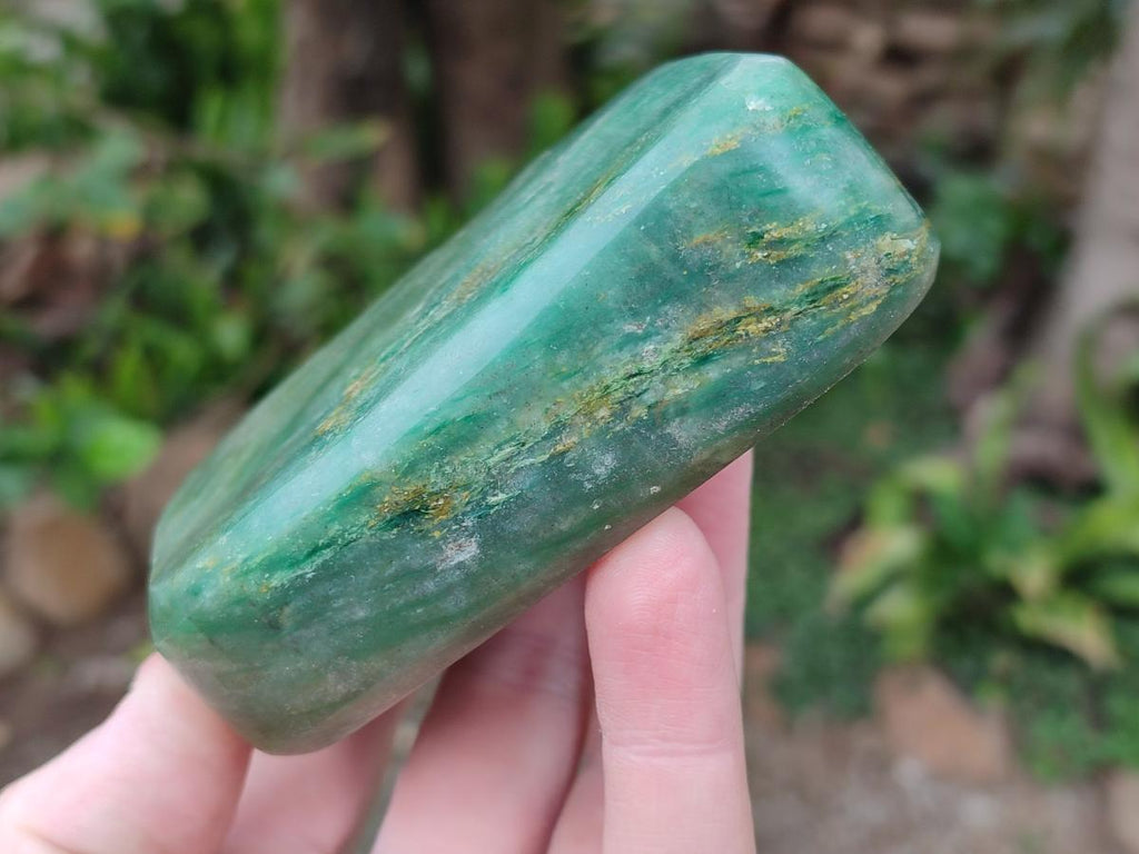 Polished Aventurine Free Forms x 5 From Zimbabwe - Toprock Gemstones and Minerals 