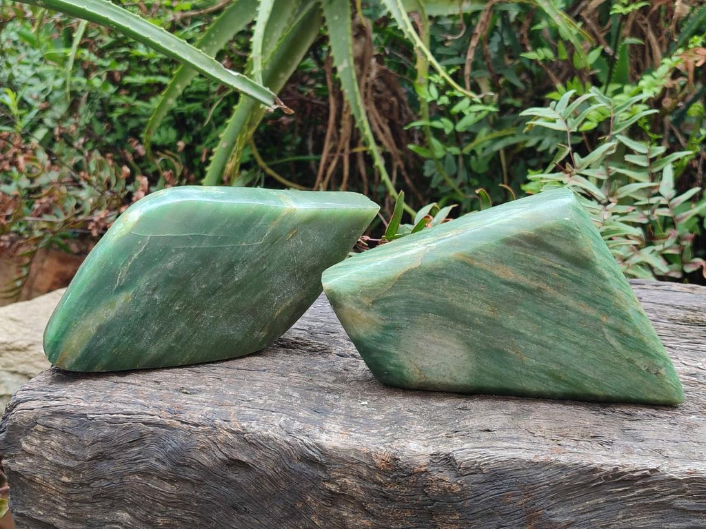 Polished Aventurine Free Forms x 5 From Zimbabwe - Toprock Gemstones and Minerals 