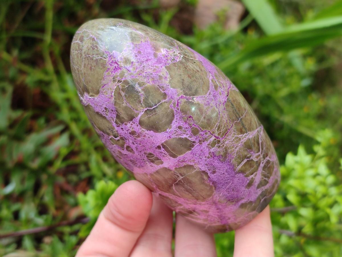 Polished Stichtite Standing Display Pieces x 4 From Barberton, South Africa - Toprock Gemstones and Minerals 
