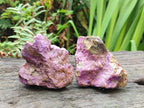 Natural Cobbed Stichtite Specimens x 12 From Barberton, South Africa - Toprock Gemstones and Minerals 
