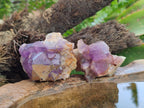 Natural Dark and Chevron Amethyst Clusters x 32 From Mapatizya, Zambia - Toprock Gemstones and Minerals 