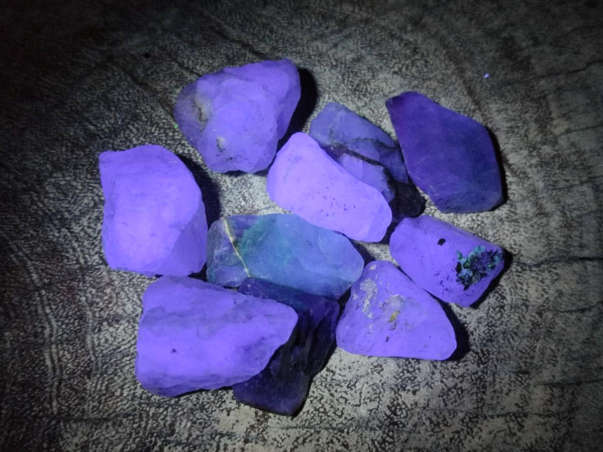 Natural Watermelon Fluorite Cobbed Specimens x 4.92 Kg Lot From Uis, Namibia - Toprock Gemstones and Minerals 